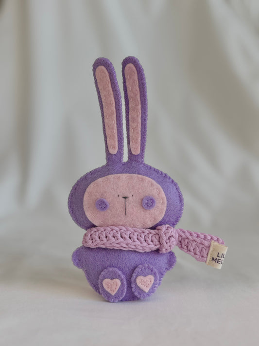 Max the Bunny (small) / Lilac with Soft Pink